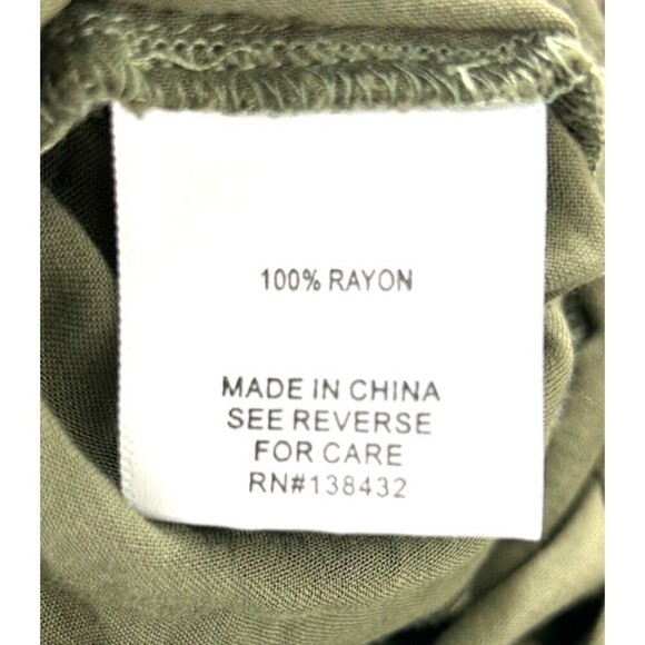 ModCloth Bay Area Believer Cropped Tie Front Jumpsuit Womens Size Medium Green E - Picture 12 of 13